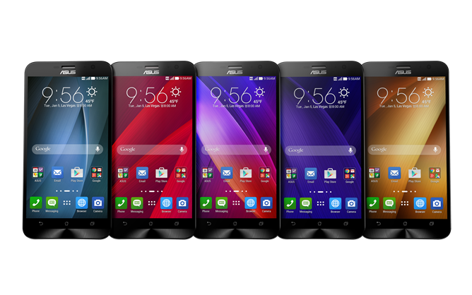 Smartphone của Asus chạy Lollipop mới nhất từ Android.