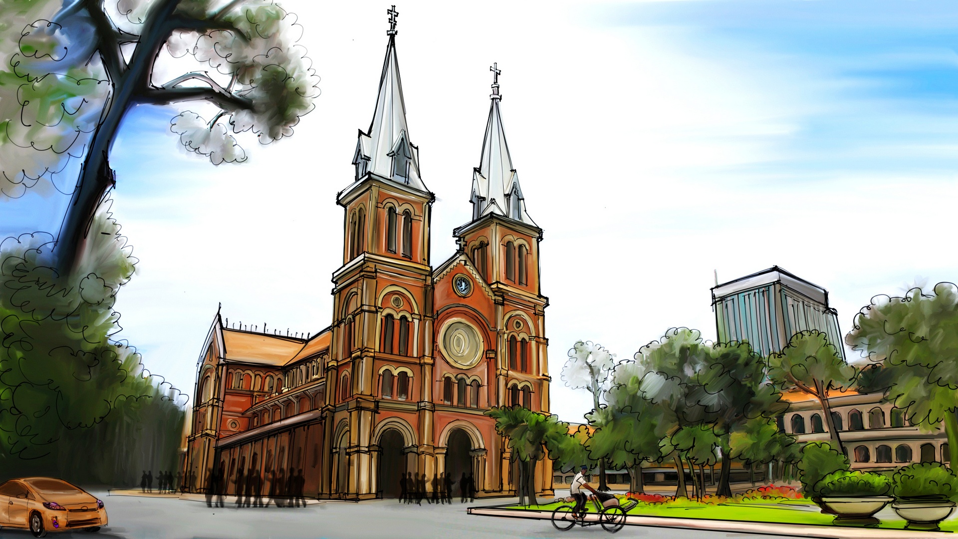 Anh thang canh Ha Noi, Sai Gon ve bang Galaxy Note 4 hinh anh