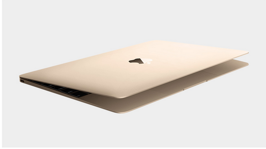Macbook 12 inch có ba phiên bản: trắng bạc, vàng và đen xám.