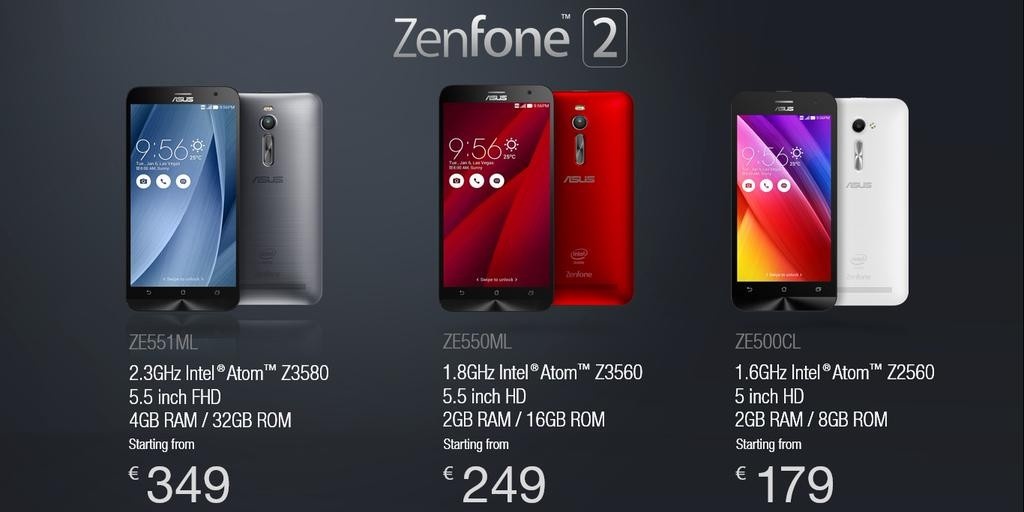 Zenfone 2 len ke tai chau Au, gia tu 179 euro hinh anh