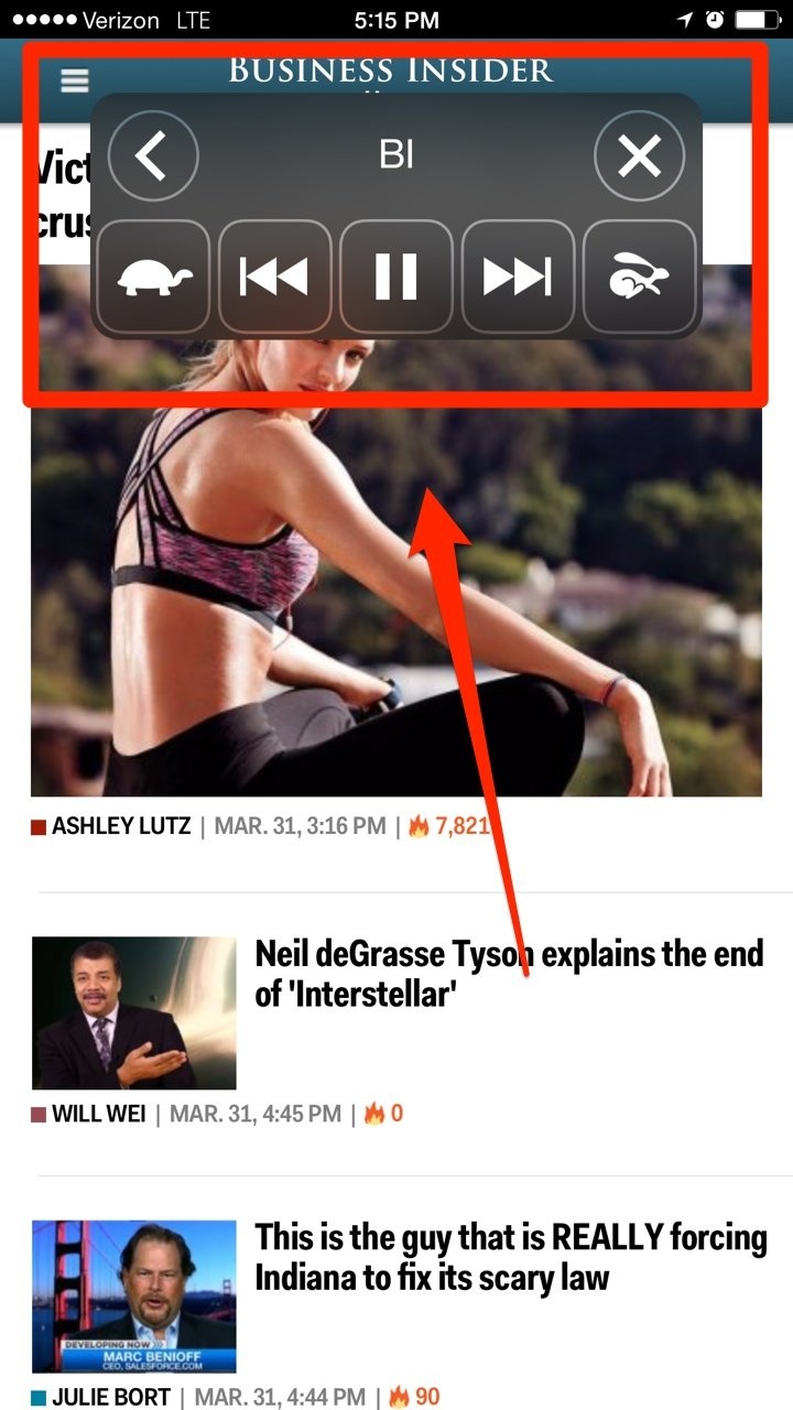 Đọc văn bản, người dùng có thể kích hoạt Siri để đọc cái bài viết từ trang web, sách, tin nhắn văn bản. Từ Cài đặt > Cài đặt chung > Trợ năng > Đọc văn bản > Bật Đọc phần đã chọn. Tuy nhiên tính năng này chưa được hỗ trợ đọc bằng Tiếng Việt.