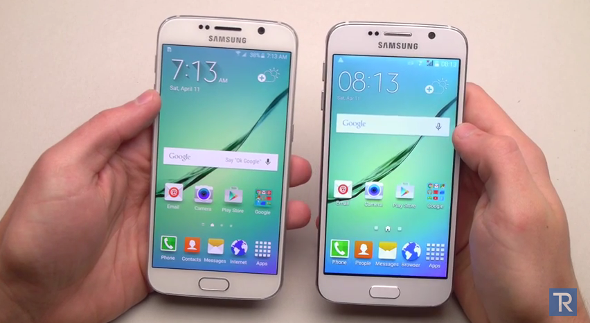 So sanh Galaxy S6 that va nhai hinh anh