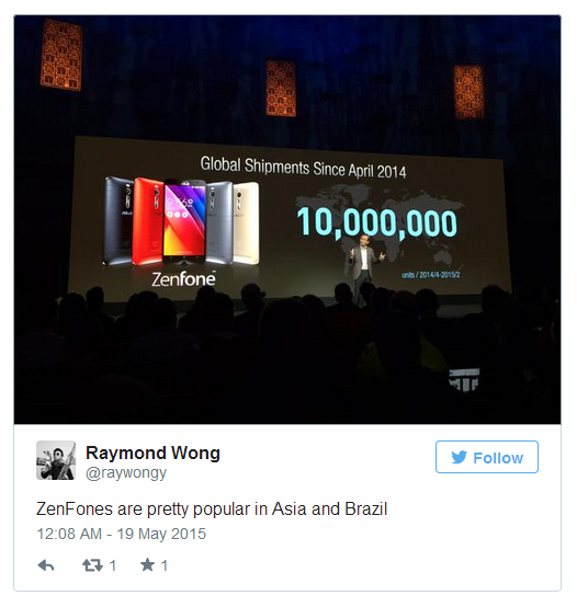 Zenfone 2 vừa có màn ra mắt ấn tượng tại thị trường Bắc Mỹ. 