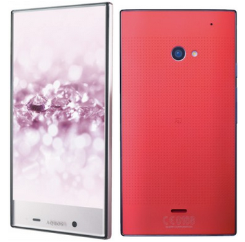 Sharp ra mat dien thoai khong vien Aquos Crystal 2 hinh anh