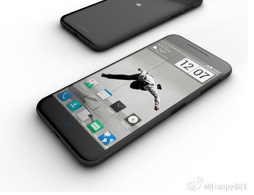 Lo hinh anh smartphone giong iPhone 6 cua ZTE hinh anh