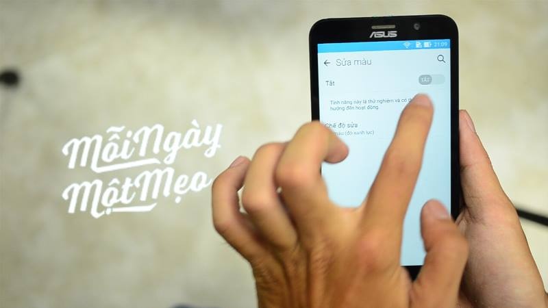 Cach chon tong cho nguoi loan mau tren Android 5.0 hinh anh