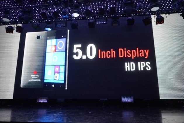 Hình ảnh tại buổi giới thiệu của Freetel. Ảnh: PhoneArena.