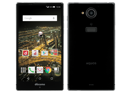 Aquos ZETA SH-03G: được đánh giá là 1 trong những smartphone nội địa tốt nhất năm 2015. ZETA SH-03G có màn hình 5,5 inch tấm nền IGZO, độ phân giải 1.080 x 1.920 pixel, chip xử lý Snapdragon 810 8 nhân 64-bit, RAM 3 GB. Máy sở hữu camera chính 13 MP với khả năng chống rung quang học, quay video 4K, camera trước 2,1 MP cùng cảm biến vân tay. Model có pin 3.000 mAh, chạy Android 5.0 Lollipop và chứng chỉ chống nước IP57.