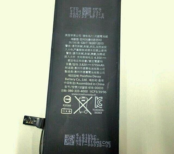 iPhone la co pin 1.715 mAh hinh anh