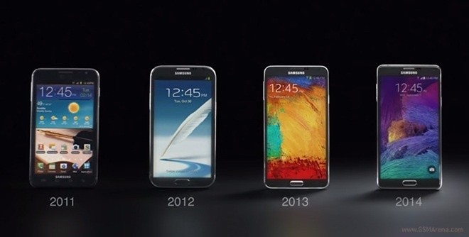 Các thế hệ Galaxy Note đi trước tạo dấu ấn nhờ màn hình và cây bút S-Pen.