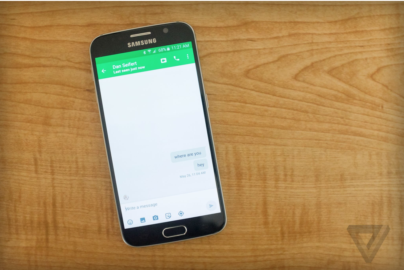 Hangouts thay doi thiet ke trong phien ban moi hinh anh