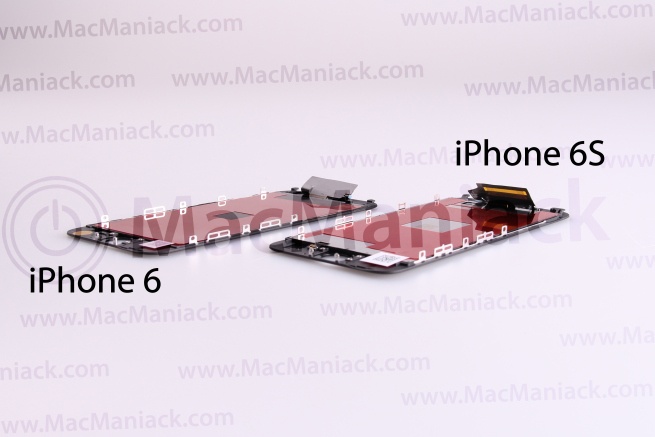 So sanh man hinh cua iPhone 6S voi the he truoc hinh anh