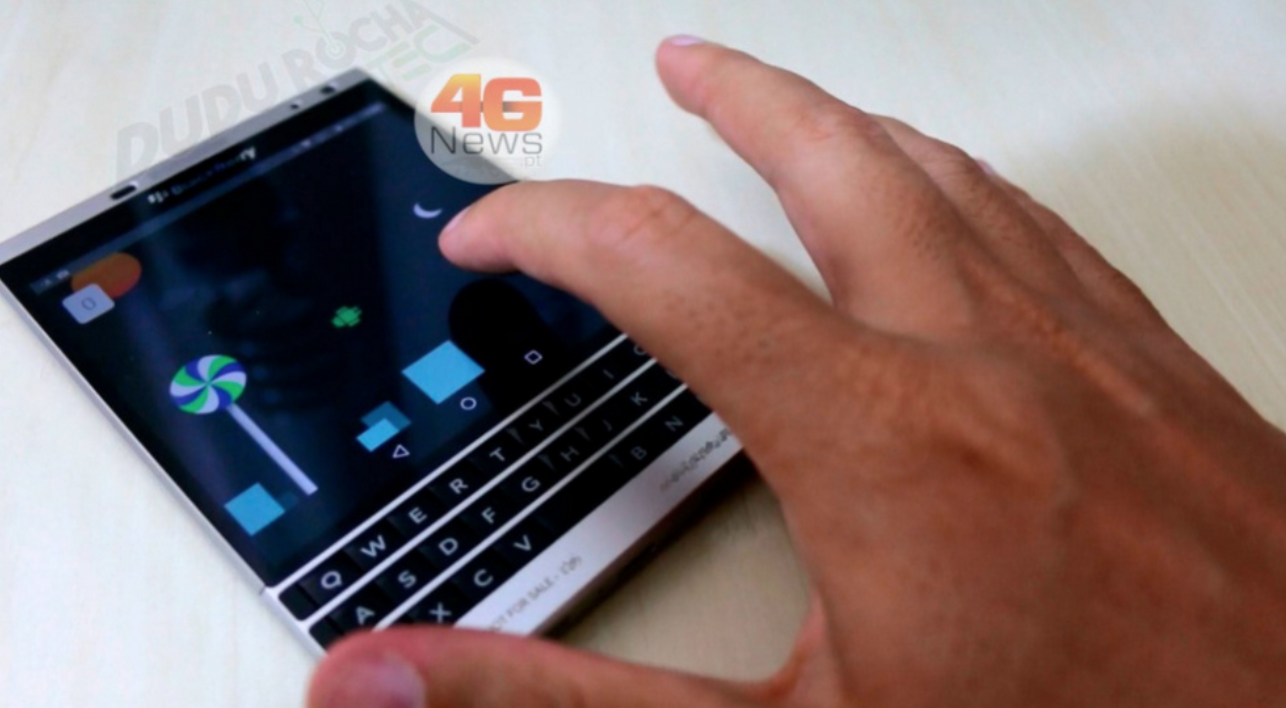 Lo anh BlackBerry Passport chay he dieu hanh Android hinh anh