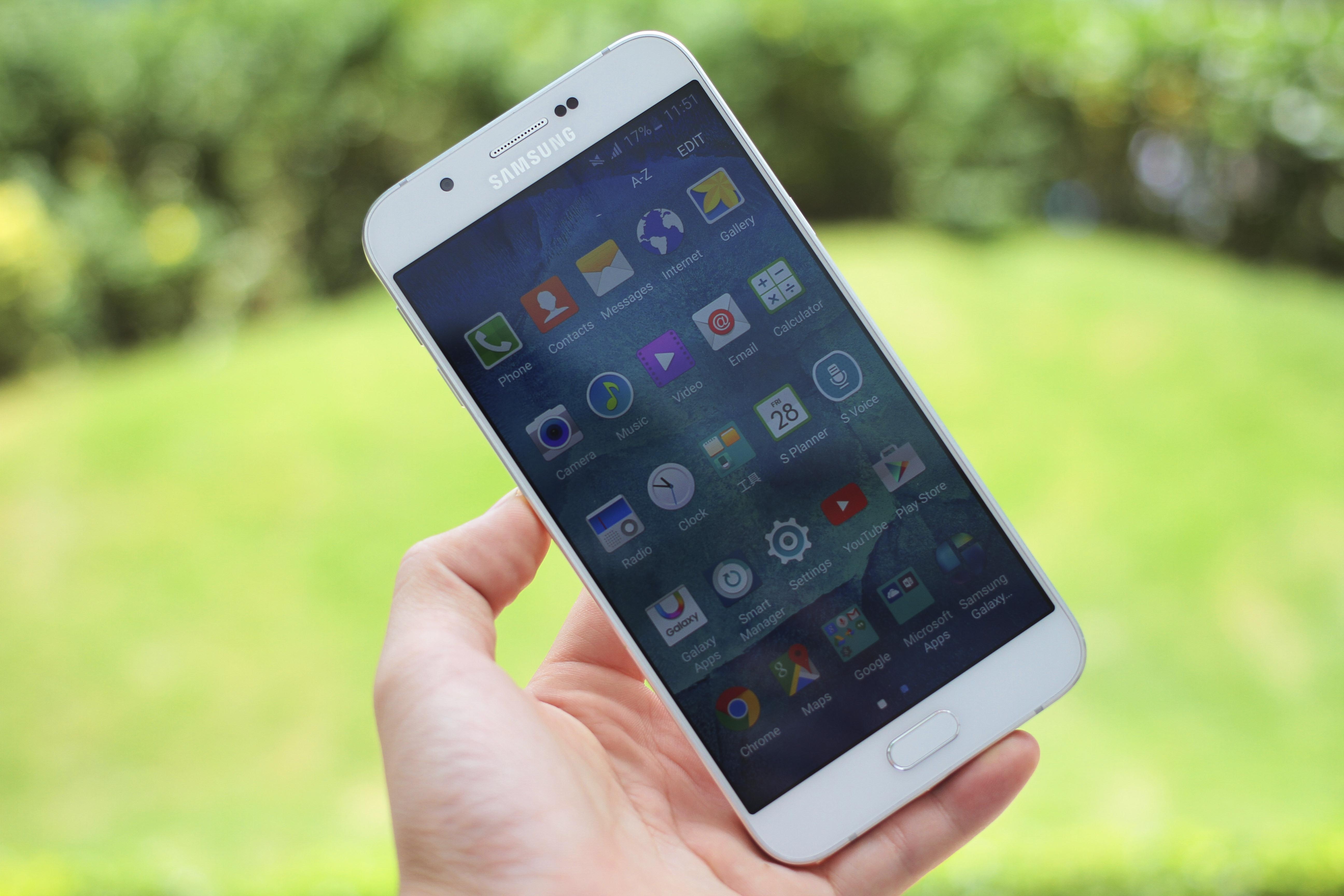 Danh gia Galaxy A8 - di dong sieu mong, man hinh rong hinh anh