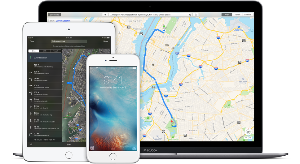 Maps chỉ dẫn thông minh và nhiều tính năng đi kèm. Ảnh: Apple.
