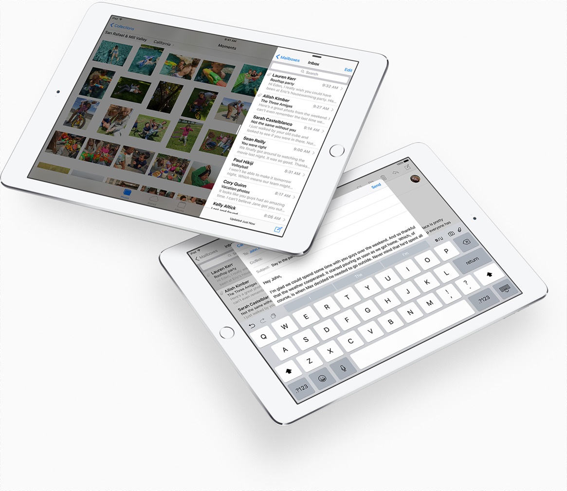 Tính năng đa nhiệm mới trên iOS 9. Ảnh: Apple.