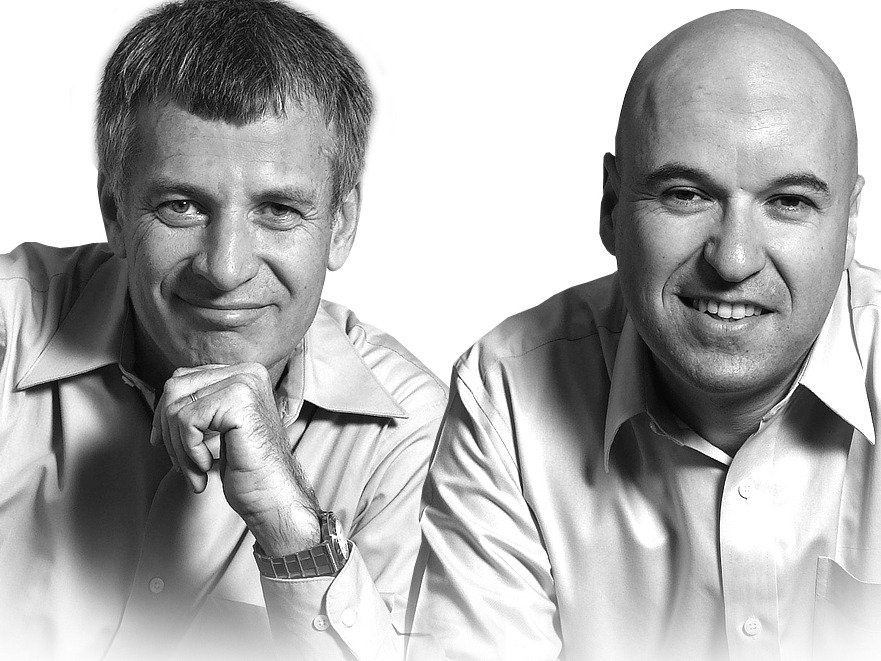 Hai nhà sáng lập Ravello Systems Benny Schnaider và Rami Tamir