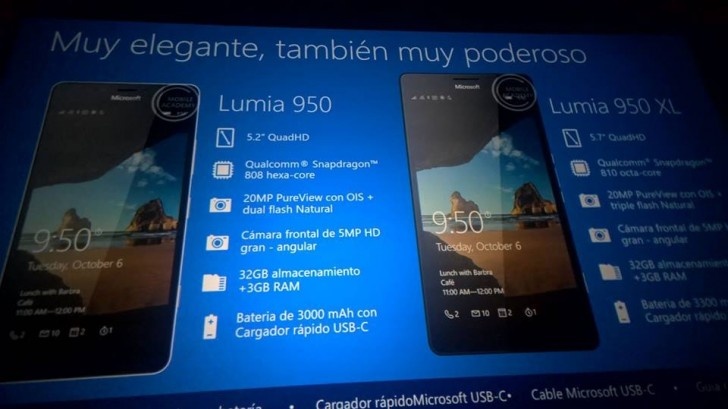 Lumia 950, 950 XL va Lumia 550 lo day du thong so hinh anh