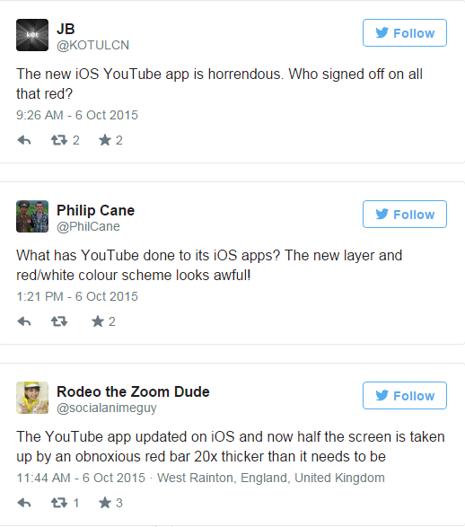 Hàng loạt lời chê bai xuất hiện trên các mạng xã hội sau bản nâng cấp mới