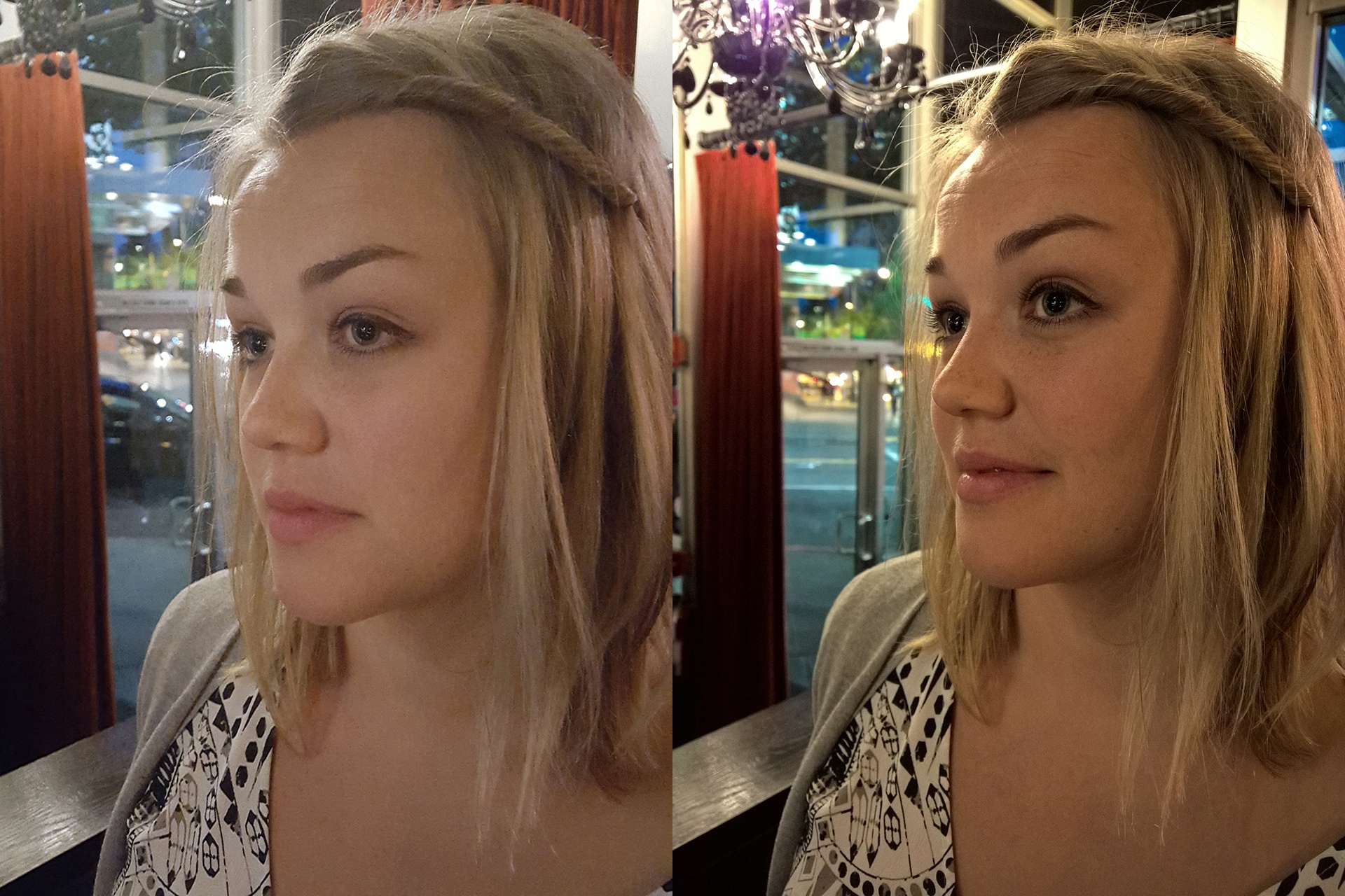 Ngoài ra, camera trên smartphone mới của Microsoft có thể xử lý khá tốt trong môi trường thiếu sáng. Trong cùng một điều kiện ánh sáng yếu, ảnh do Lumia 950 XL chụp có chất lượng tốt hơn hẳn smartphone khác.