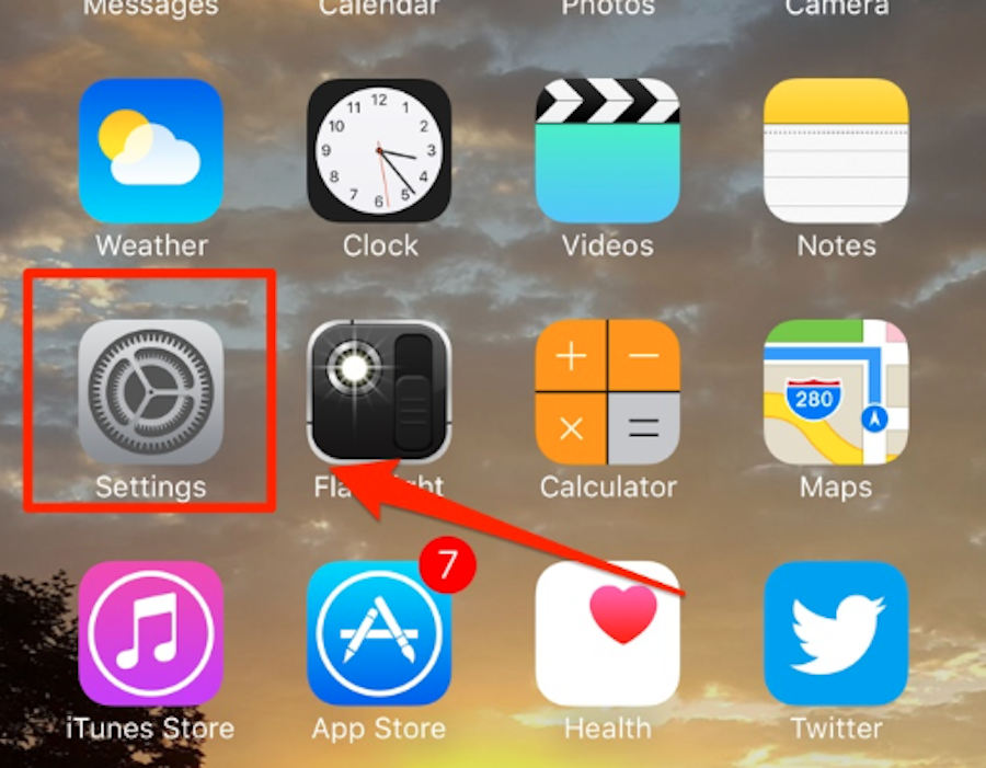 Bước 2: Truy cập phần Setting.