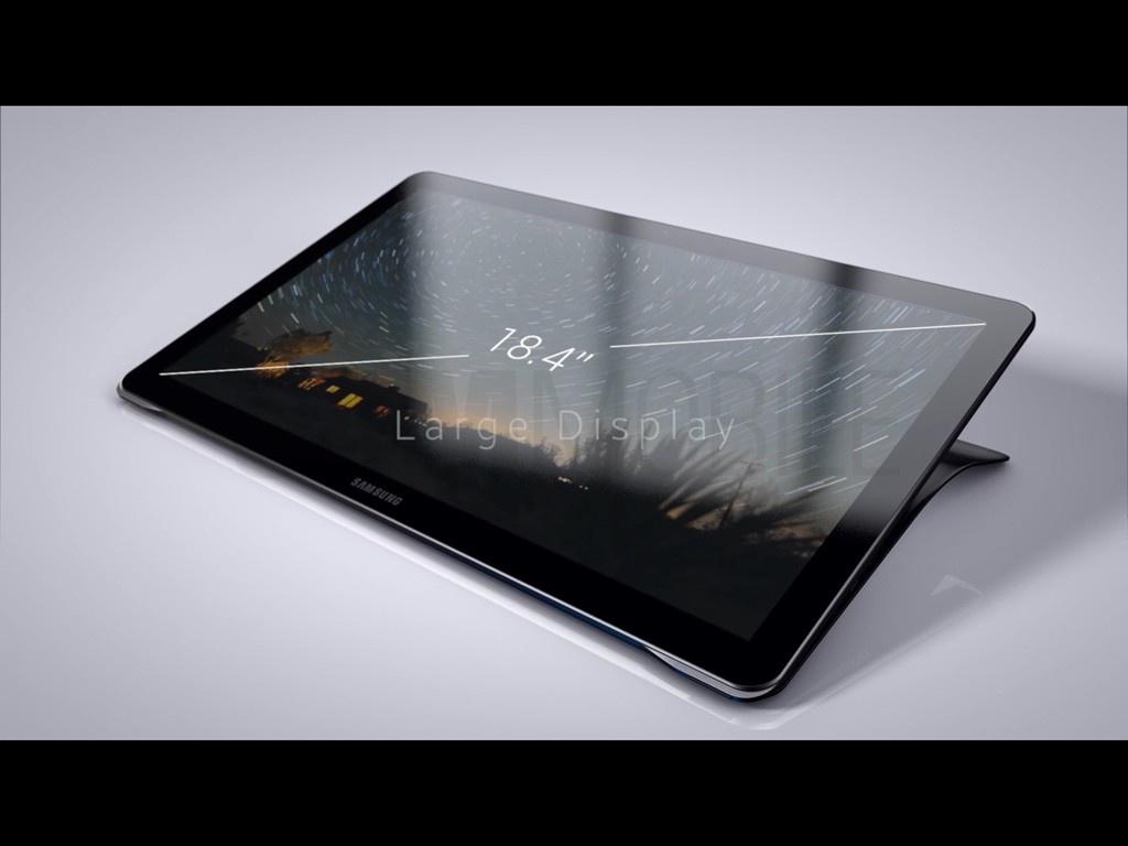 Tablet 18,4 inch cua Samsung re hon iPad Pro hinh anh