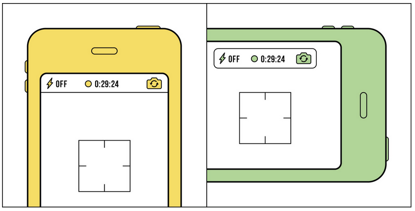 Ngay cả chụp dọc và chụp ngang cũng là hai thói quen hoàn toàn khác nhau