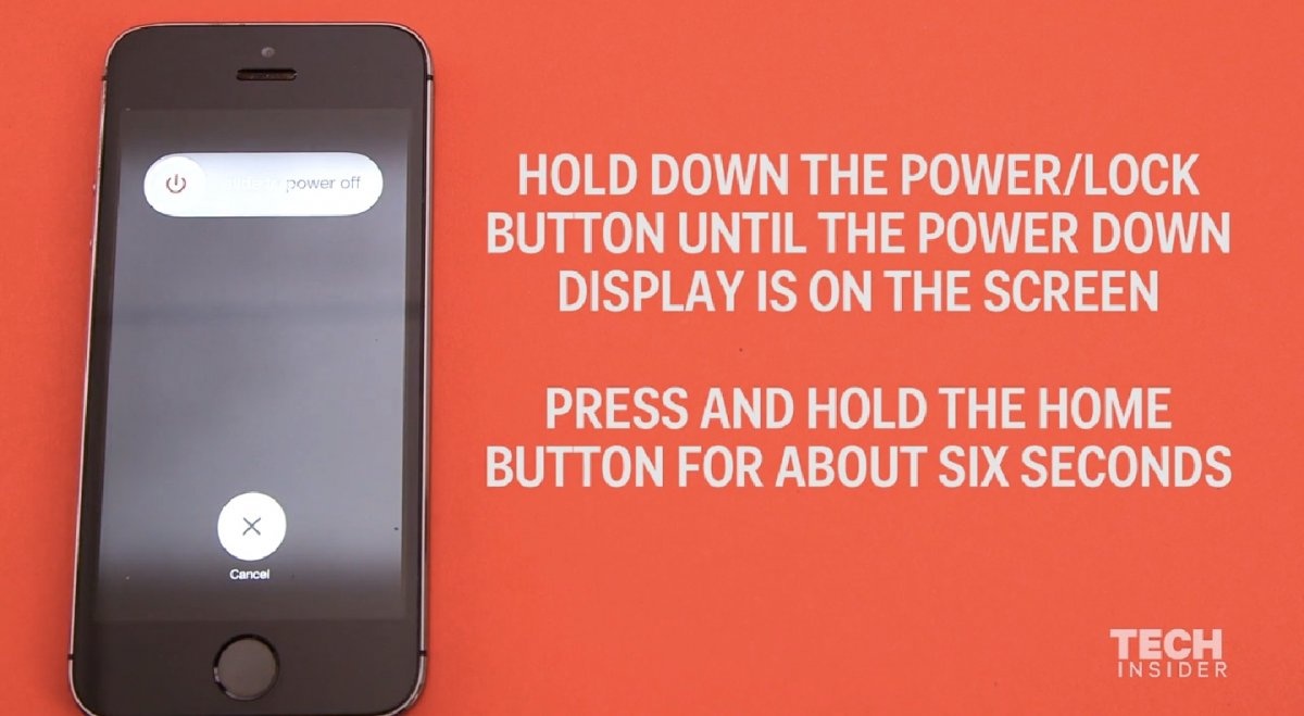 Thay vì ấn phim Home thể thoát khỏi bảng Menu thông số mạng di động, hãy giữ phím Nguồn cho đến khi hiện ra Trượt để tắt máy, tại đây ấn phím Home để quay lại màn hình chính.