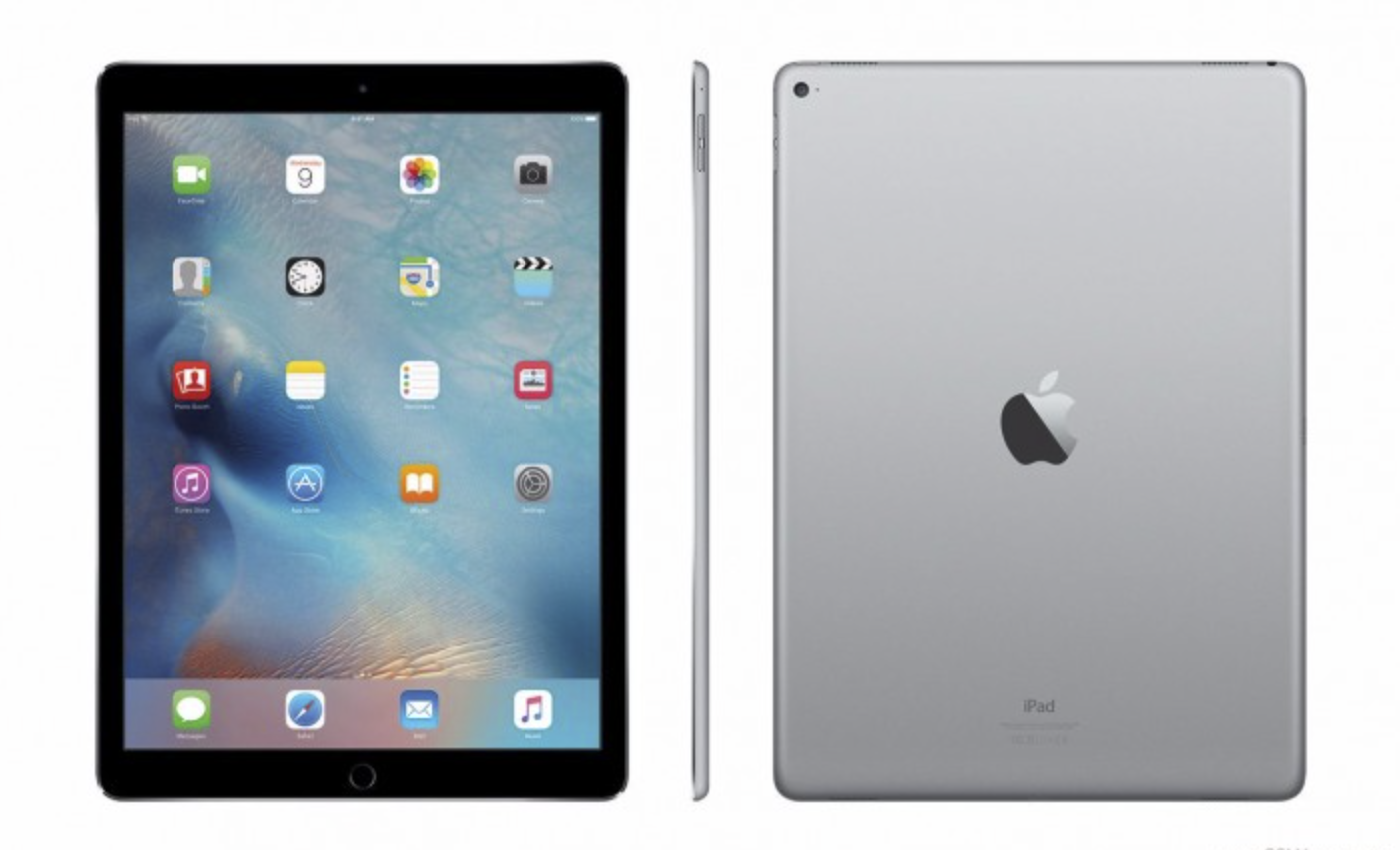 Ảnh chiếc iPad Pro phiên bản màu bạc. Ảnh: Gsmarena.