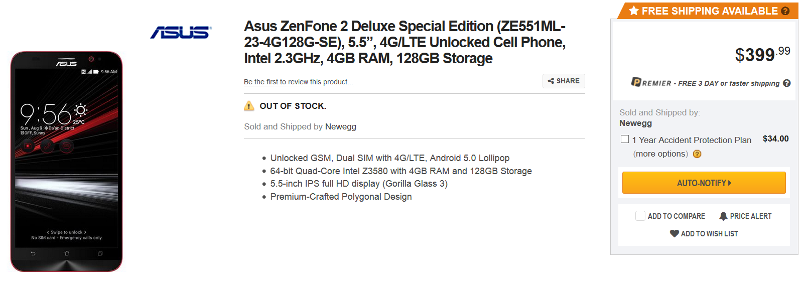 Phiên bản màu đen đã hết hàng chỉ sau ít giờ mở bán.