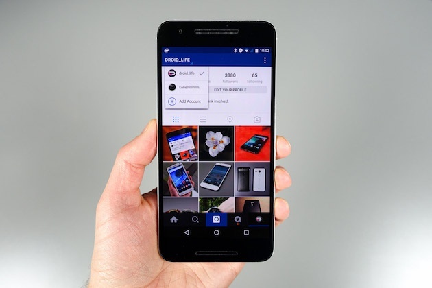 Instagram mo tinh nang ho tro nhieu tai khoan hinh anh