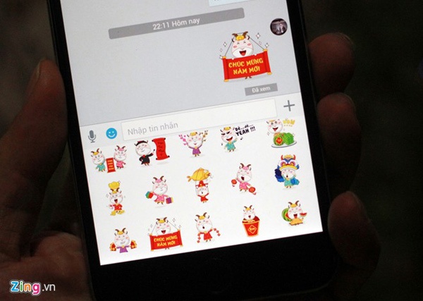 Zalo, Facebook ra tinh nang phuc vu Tet hinh anh