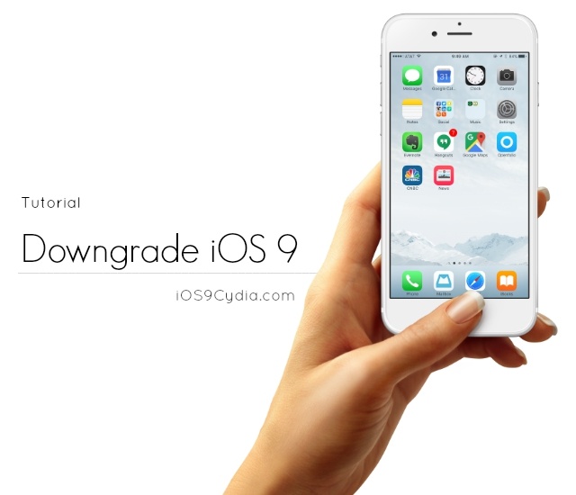 Huong dan cach ha cap iPhone tu iOS 9.3 xuong 9.2.1 hinh anh