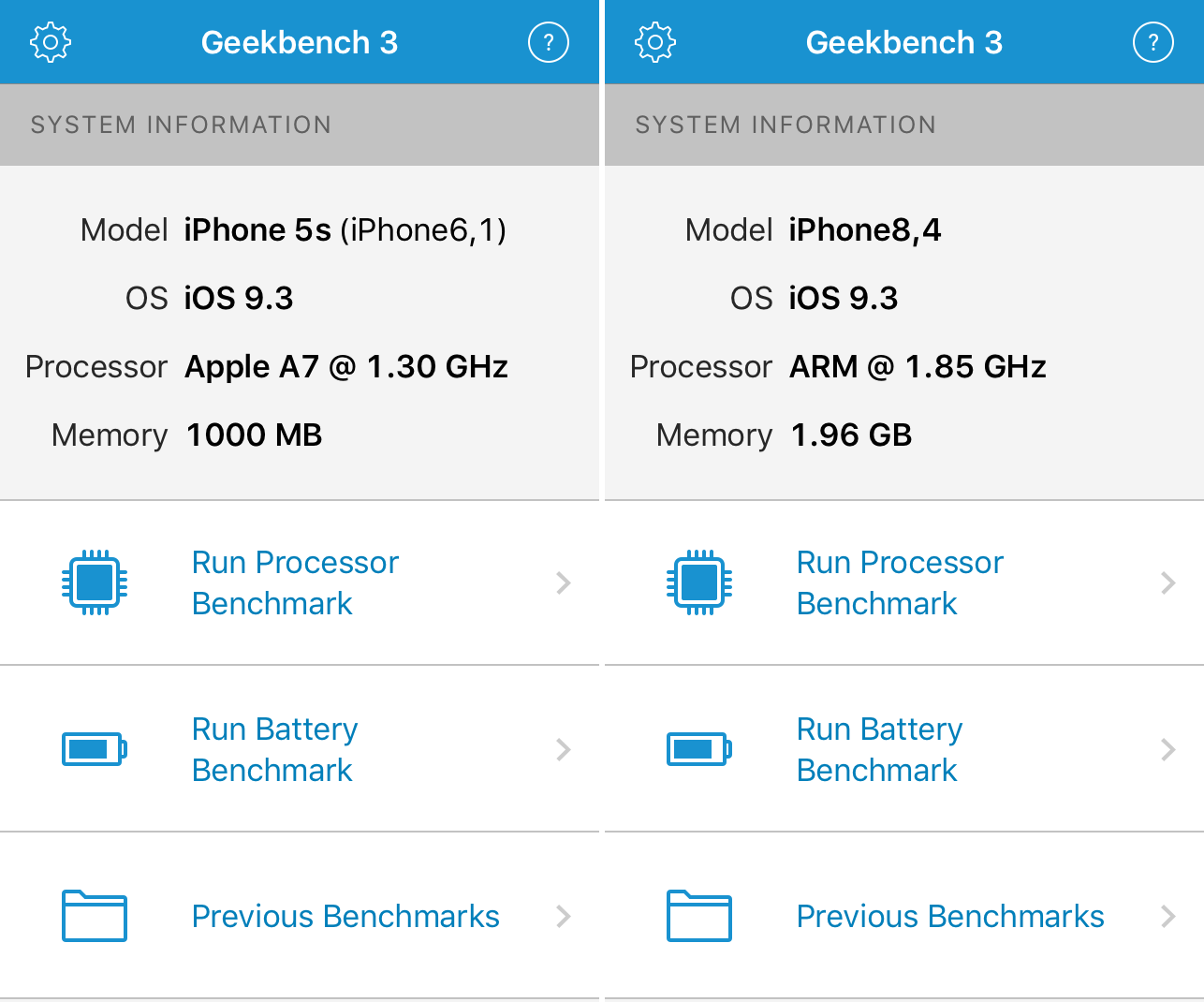 2 GB RAM tao nen su khac biet lon giua iPhone 5s va SE anh 1