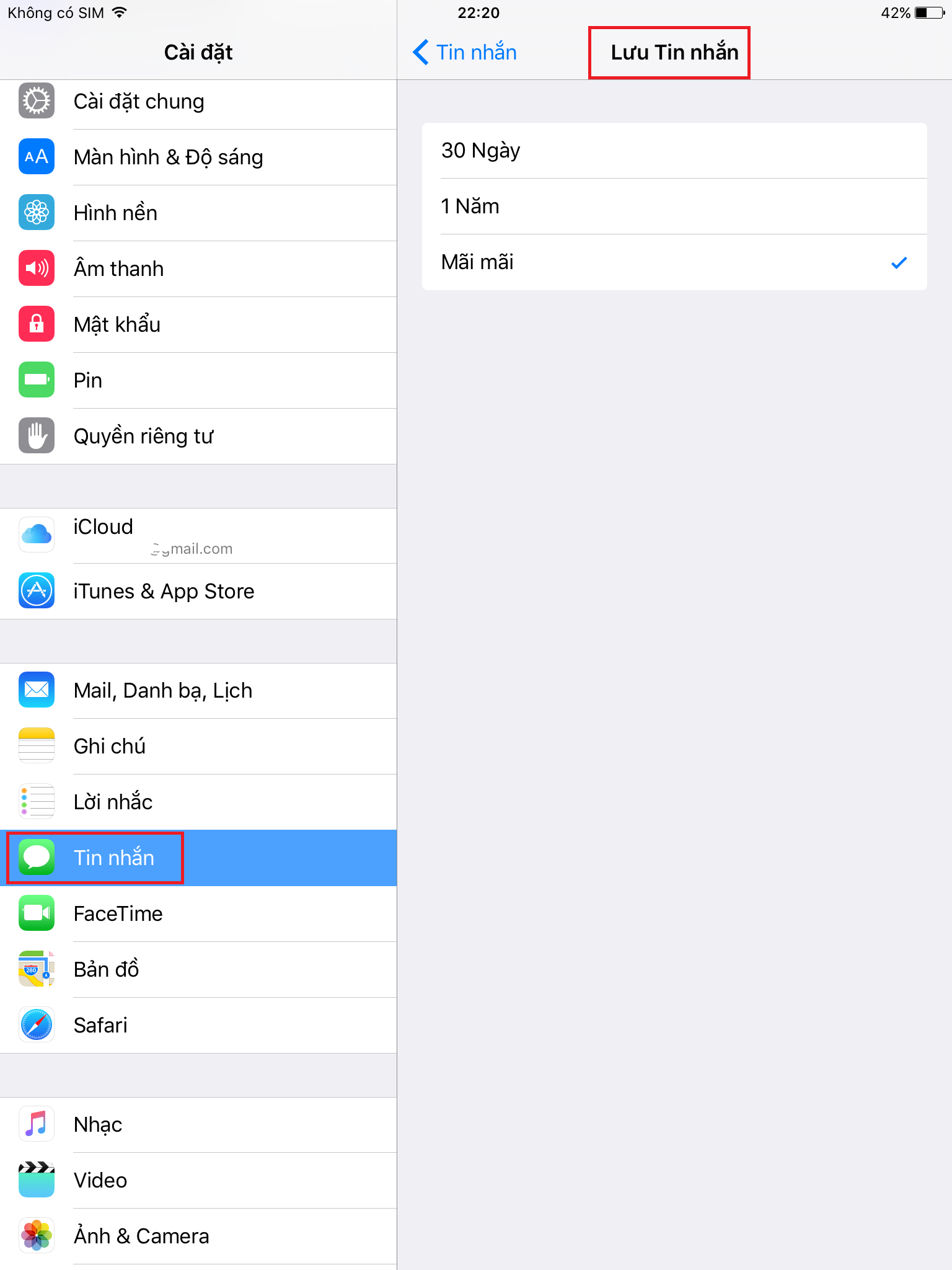 tăng dung lượng iPhone bằng xóa tin nhắn ảnh 5 tang dung luong iPhone bang xoa tin nhan anh 5