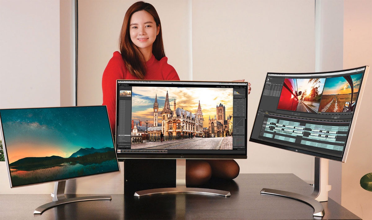 Man hinh may tinh cong 34 inch danh cho game thu hinh anh