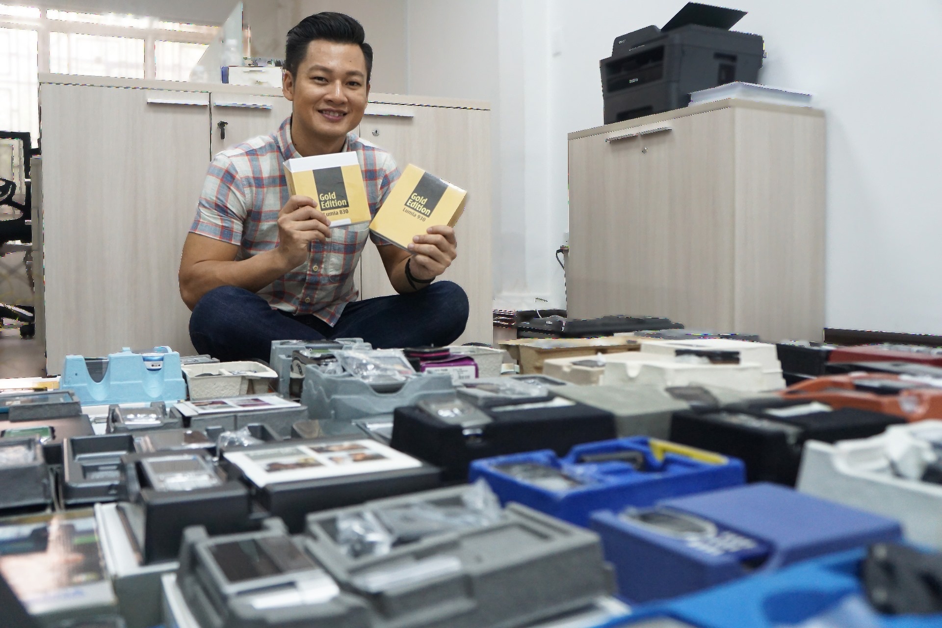 Bo suu tam dien thoai Nokia cua ca sy Duc Tuan anh 1