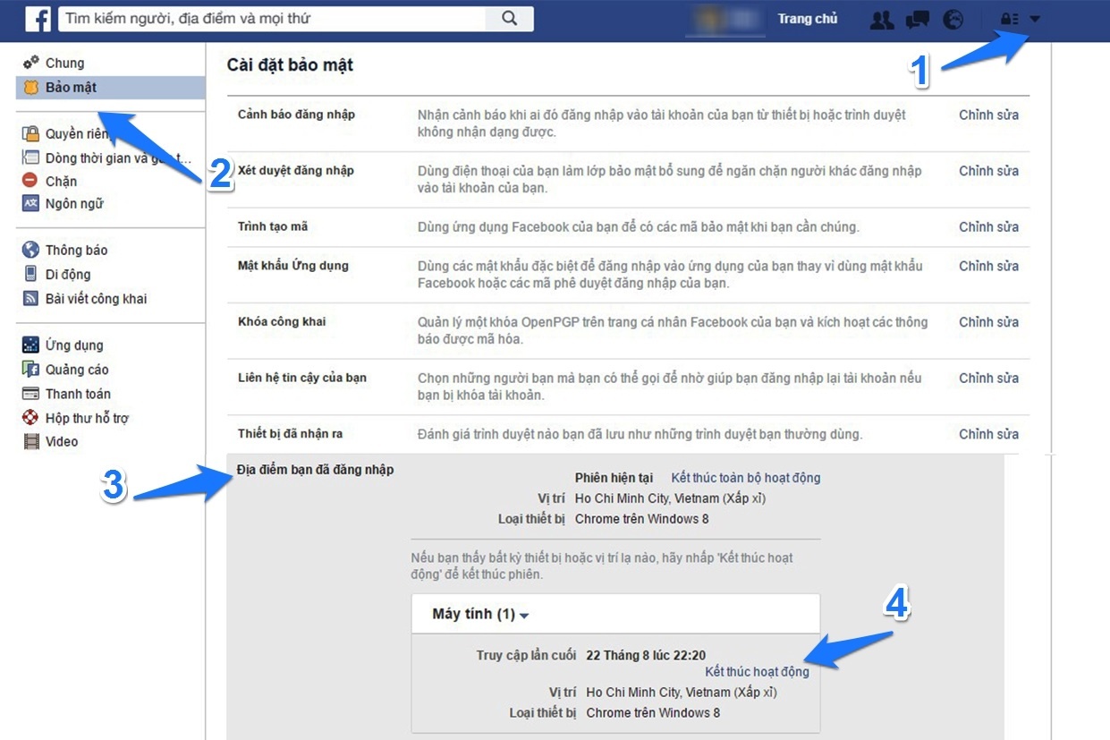 Cách khắc phục mã độc chiếm tài khoản Facebook ảnh 1 Cach khac phuc ma doc chiem tai khoan Facebook anh 1