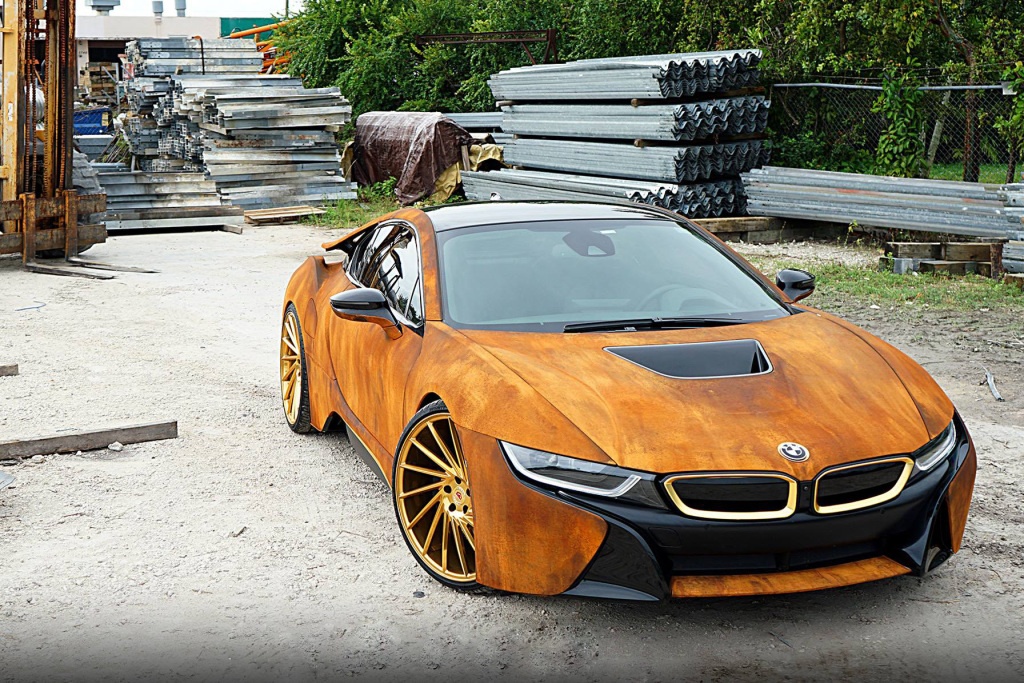 BMW i8 do dan ao ri set cua ca si Austin Mahone hinh anh