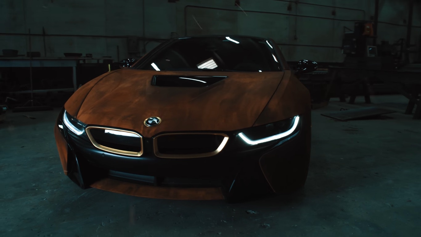 Xe BMW i8 do dan ao ri set anh 5
