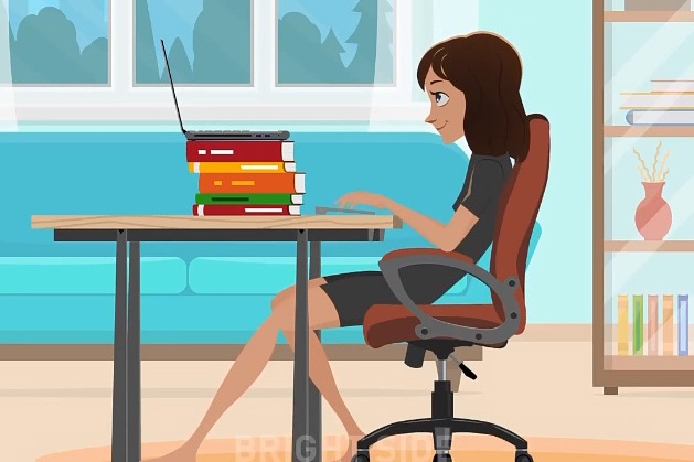 Tu the chuan khi ngoi su dung may tinh hinh anh