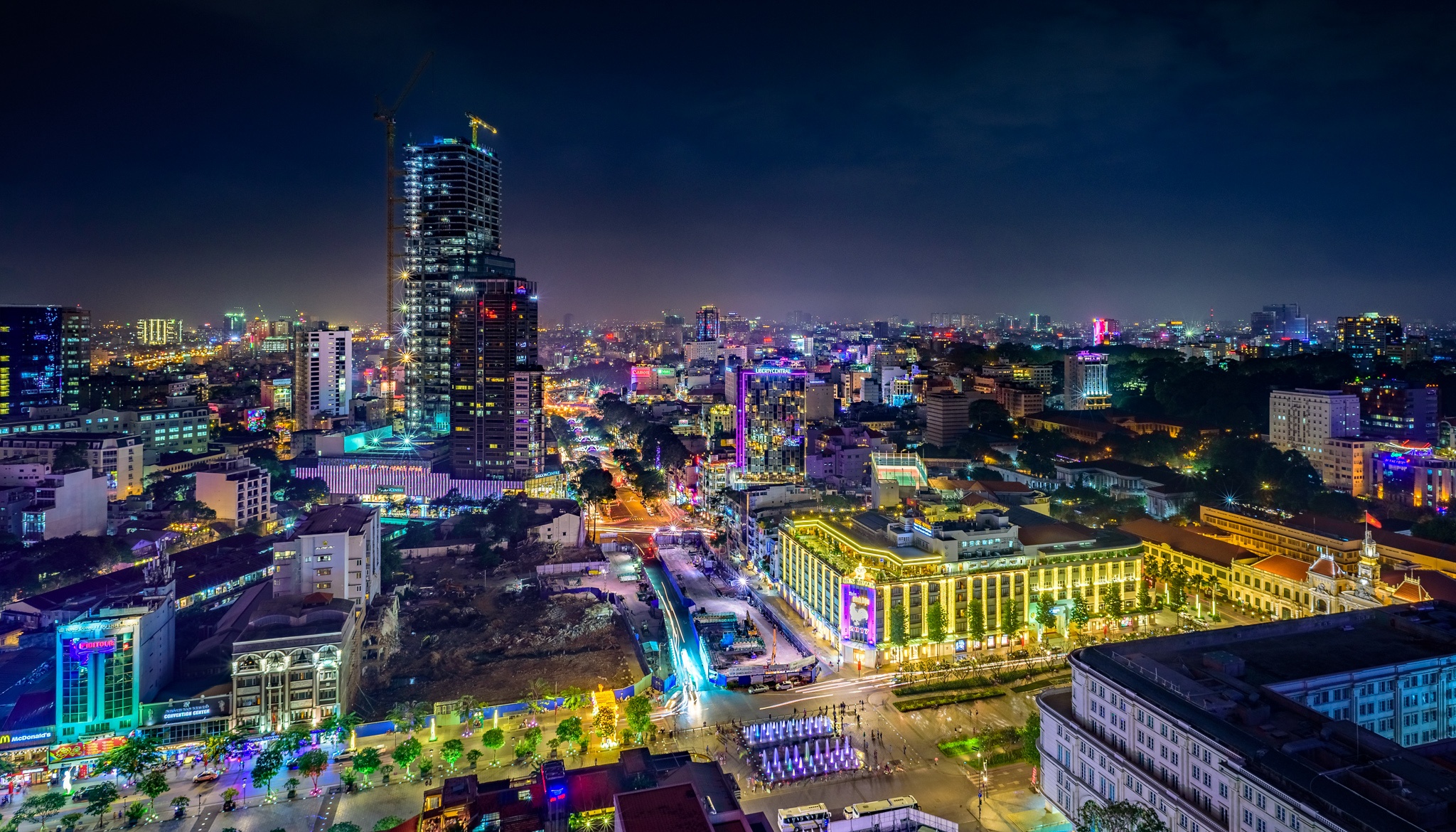 Sài Gòn lung linh trước năm mới ảnh 1 Sai Gon lung linh truoc nam moi anh 1