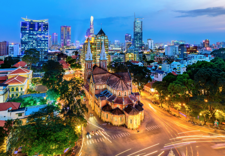 Bo anh phoi sang Sai Gon lung linh truoc nam moi hinh anh