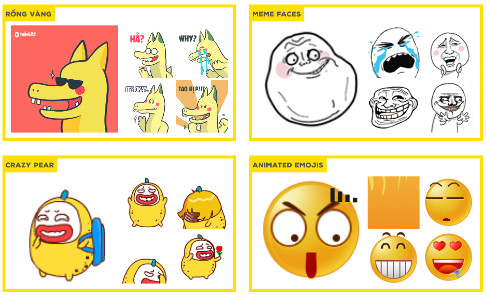 Sticker Rong pikachu tren Facebook Messenger anh 3