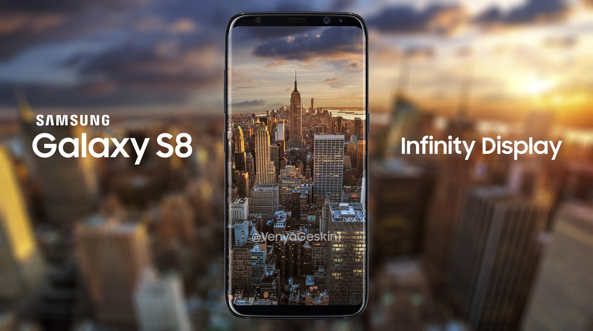 Ban thiet ke Galaxy S8 voi man hinh Infinity Display hinh anh
