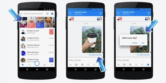 Ra mắt tính năng Messenger Day ảnh 1 Ra mat tinh nang Messenger Day anh 1