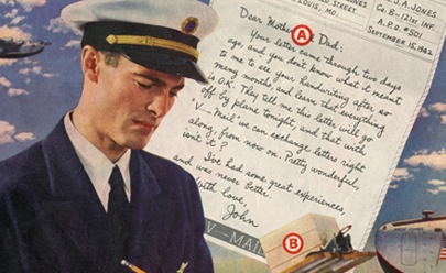 Cach nguoi My gui mail trong the chien thu 2 anh 1