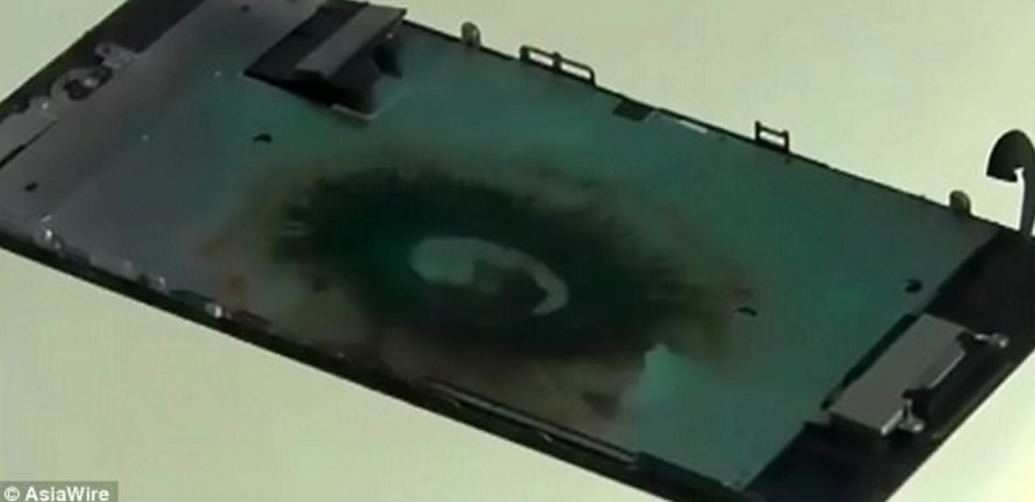 iPhone 7 phat no tai Trung Quoc anh 1