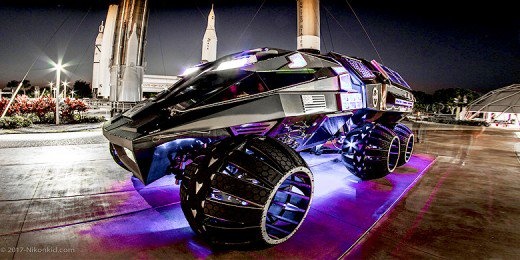 Xe du hanh Hoa tinh giong Batmobile cua NASA hinh anh