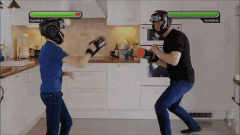 Tro choi boxing than thien danh cho tre em hinh anh